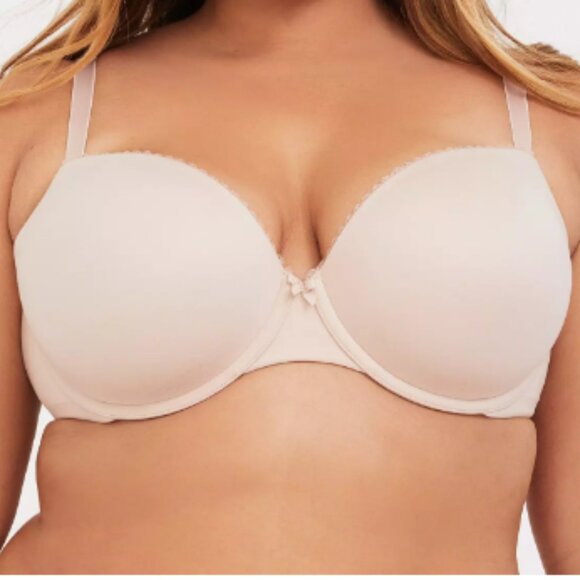 Torrid t-shirt bra lightly lined full coverage nude sexy sold out NWT size 50D - Picture 1 of 1